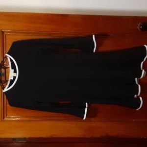 NWT-Michael Kors Flounce Hem Dress with piping